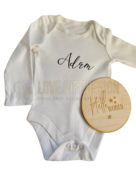 Personalised Baby Vest - Baby Boy/Girl Gift