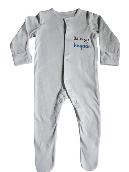 Personalised Baby Sleepsuit - Boy/Girl Pregnancy/Baby Shower Gift/Keepsake